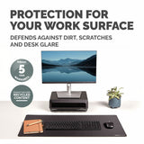Fellowes Breyta black desk mat 800x400mm, UK version