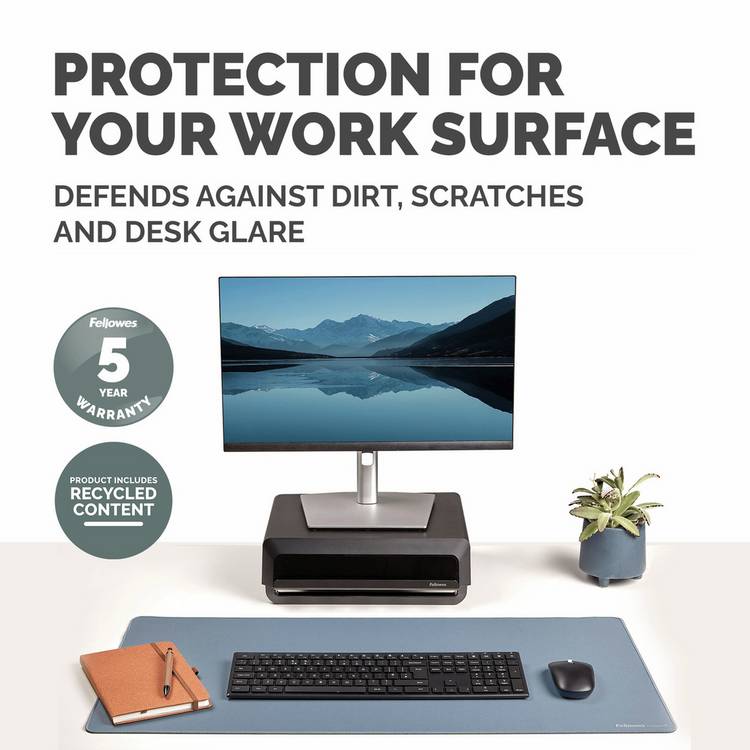 Fellowes Breyta desk mat Marine 800x400mm, UK version