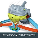 Hot Wheels Shark Chomp Beach Playset die-cast car toy, imported from the UK