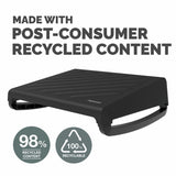 Fellowes Breyta foot rest black with textured surface, UK version