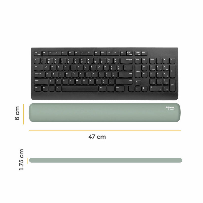 Fellowes Breyta keyboard wrist rest Sage - British product