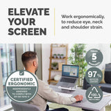 Fellowes Breyta white laptop stand 15.6 inch, imported from the UK