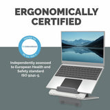 Fellowes Breyta white laptop stand 15.6 inch, imported from the UK