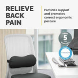 Fellowes Breyta lumbar cushion, imported from the UK
