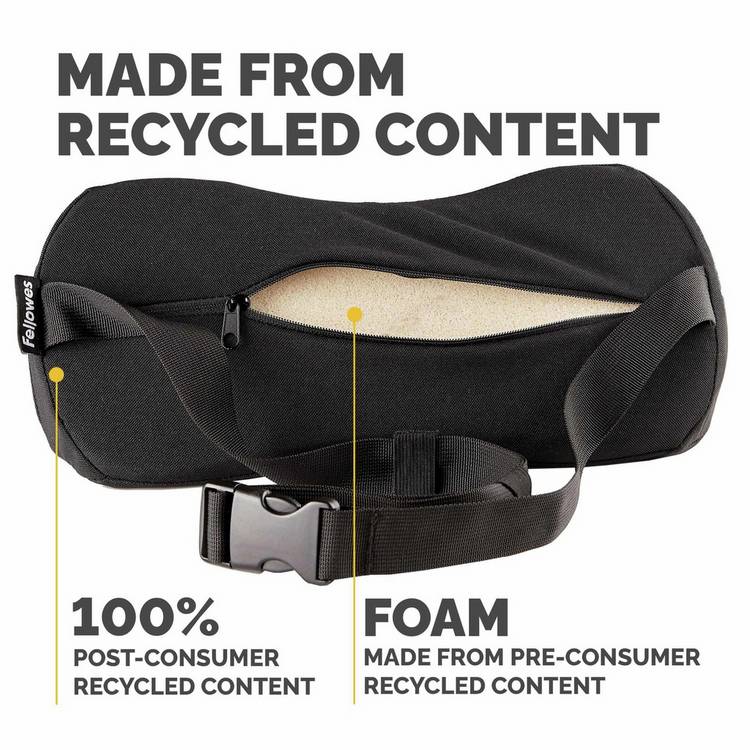 Fellowes Breyta lumbar cushion, imported from the UK
