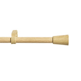 Argos Home Extendable Metal Trumpet Light Oak Curtain Pole - 165 - 300cm