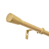 Argos Home Extendable Metal Trumpet Light Oak Curtain Pole - 165 - 300cm
