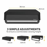 Fellowes Monitor Stand Black, imported from the UK