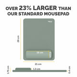 Fellowes Breyta XL mousepad wrist rest Sage (British brand)