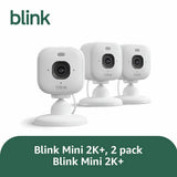 Blink Mini 2K+ 3-pack plug-in security camera (British brand)