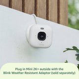 Blink Mini 2K+ 3-pack plug-in security camera (British brand)