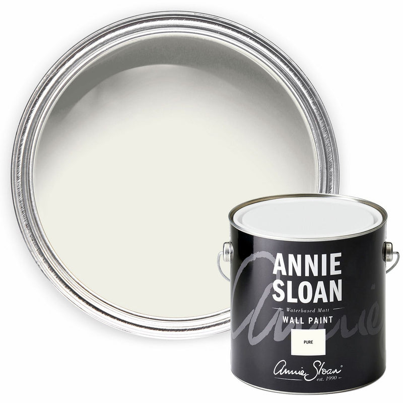 Annie Sloan Waterbased Matt Wall Paint Pure White 2.5L, UK version