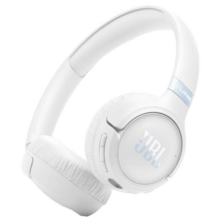 JBL wireless on-ear headphones white (British brand)