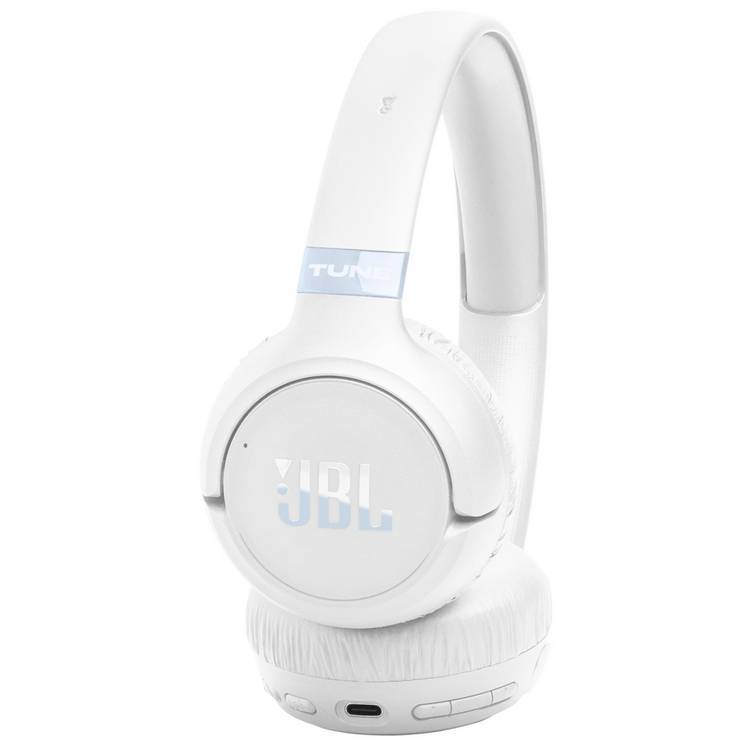 JBL wireless on-ear headphones white (British brand)
