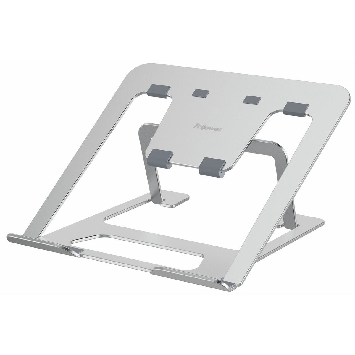Fellowes portable laptop stand silver for 15-inch laptops, UK version