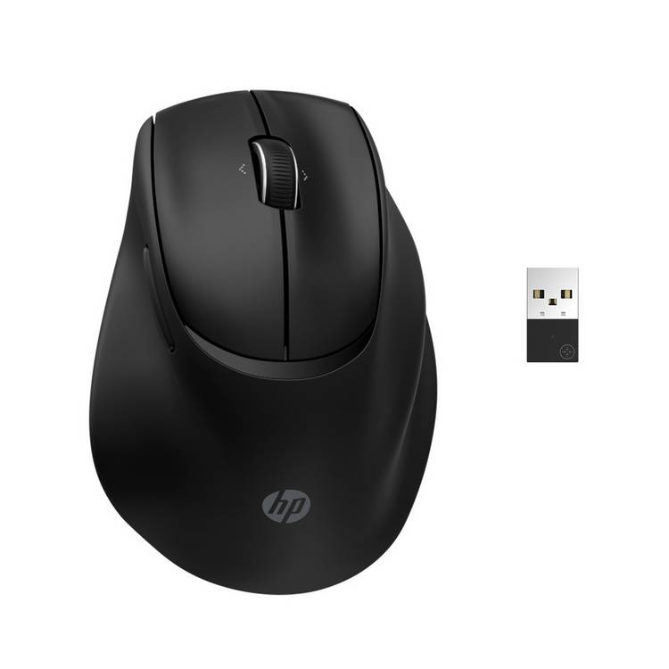 HP 720M Tilt Ergonomic Wireless Mouse Black, UK version