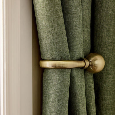 Argos Argos Home 2 Pack Metal Ball Curtain Holdback - Gold- Buy online at McGrocer