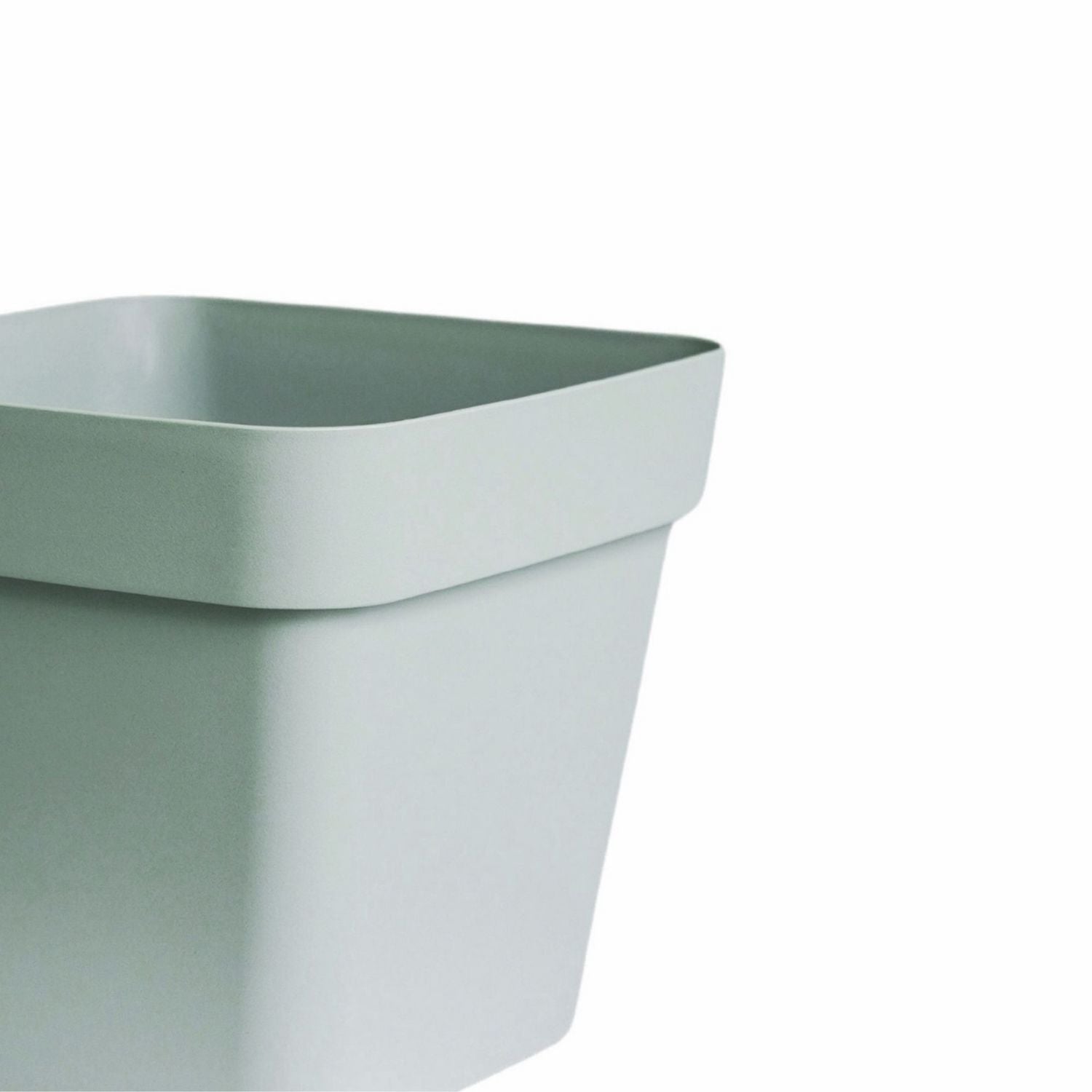Ivyline Cleo square planter sage 40cm, imported from the UK