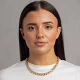 Revere gold-tone chunky chain necklace 45cm - British product