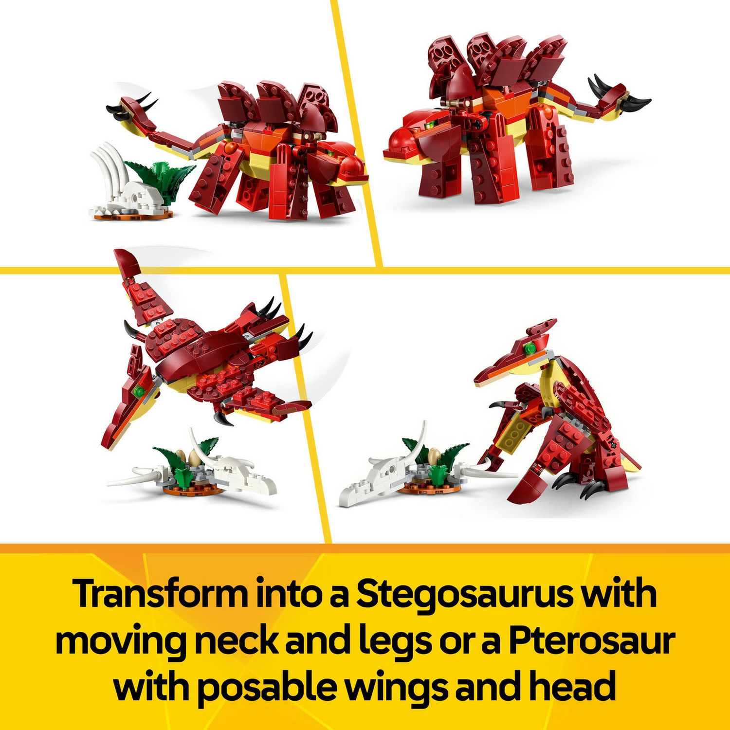 LEGO Creator Fierce Dinosaur building toy 283 pieces (British brand)