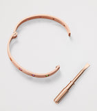 Cartier rose gold LOVE bracelet with gemstones - British product