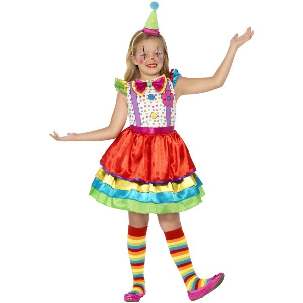Smiffys Deluxe Clown Girl Costume