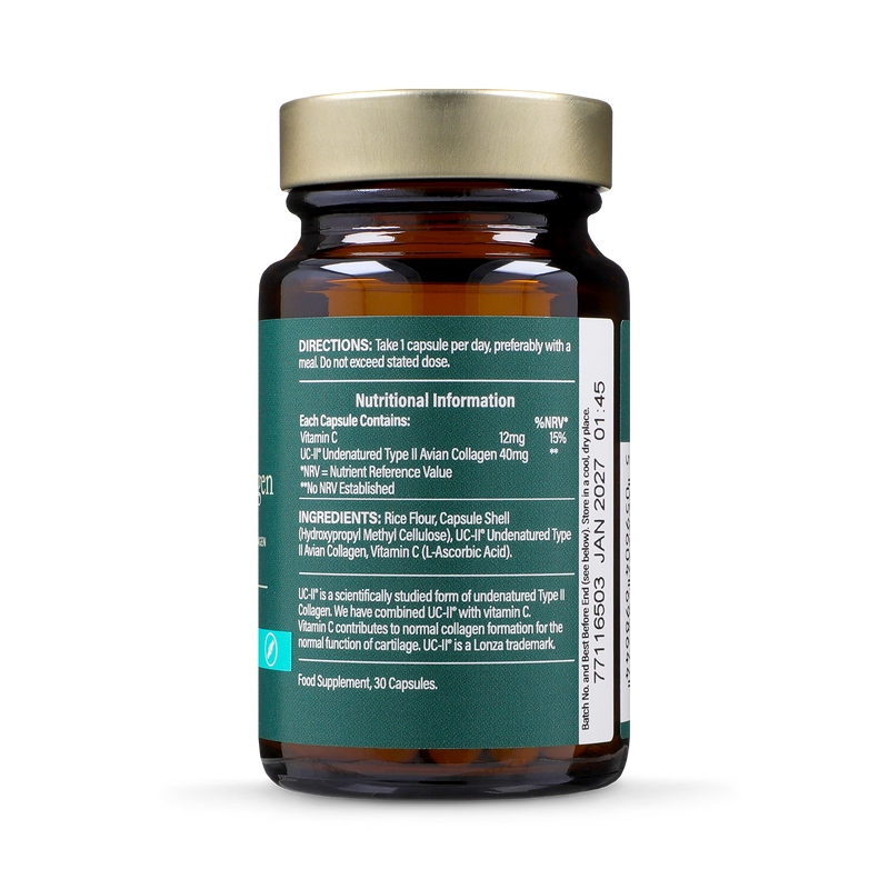 Holland Barrett Collagen UCII Joint Support Capsules 30 count, UK version