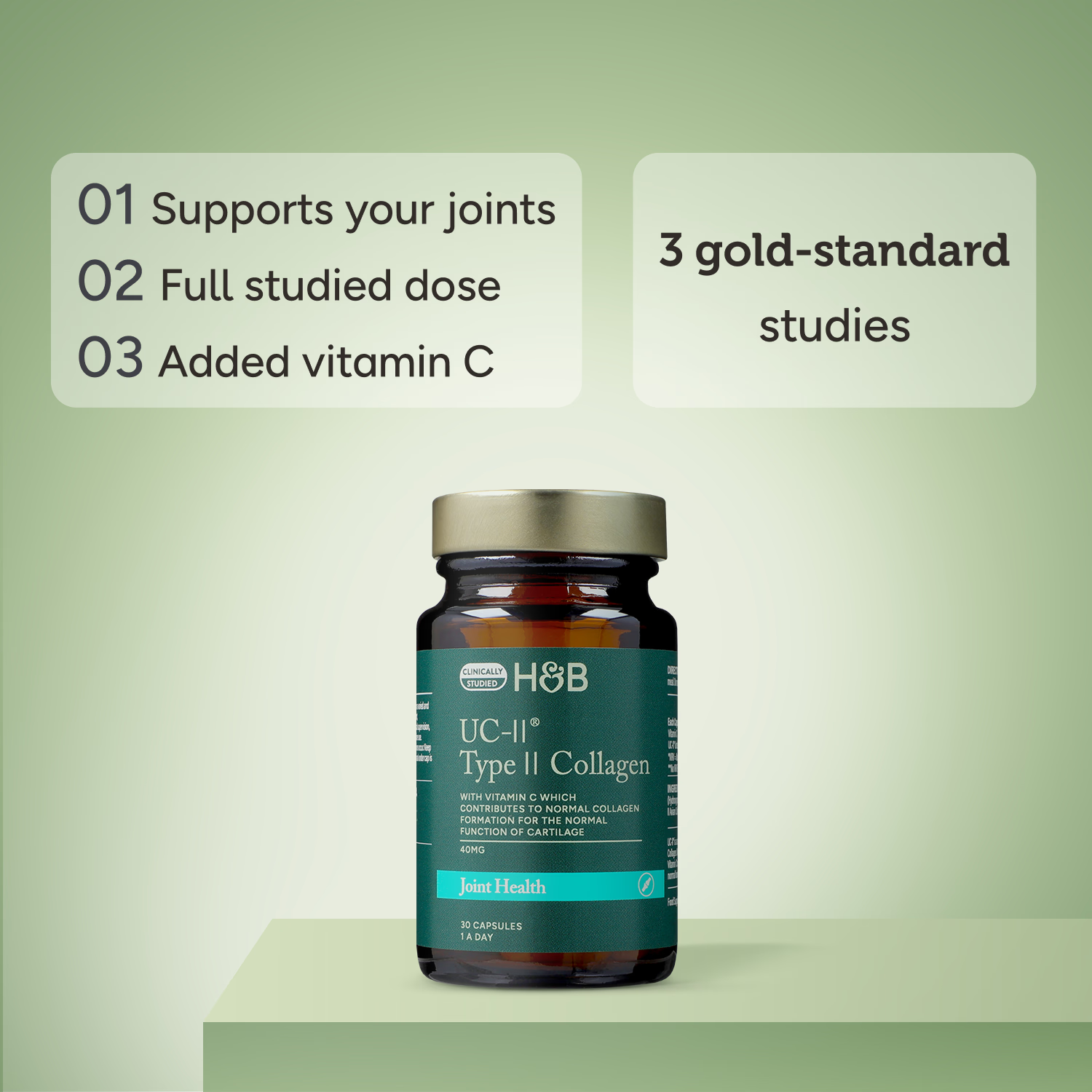 Holland Barrett Collagen UCII Joint Support Capsules 30 count, UK version