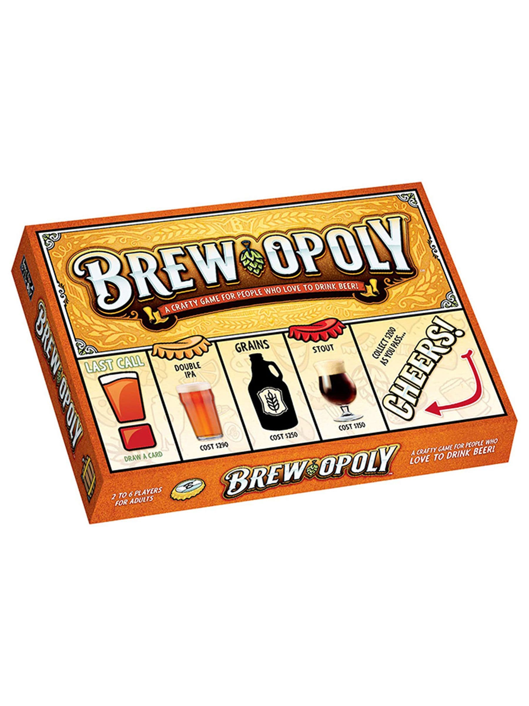 Cheatwell Games Brew-Opoly board game (British brand)
