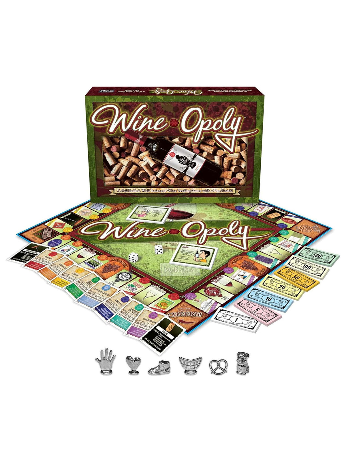 Cheatwell Wine-Opoly board game, UK version