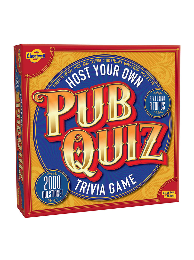 Cheatwell Host Your Own Pub Quiz trivia game, UK version