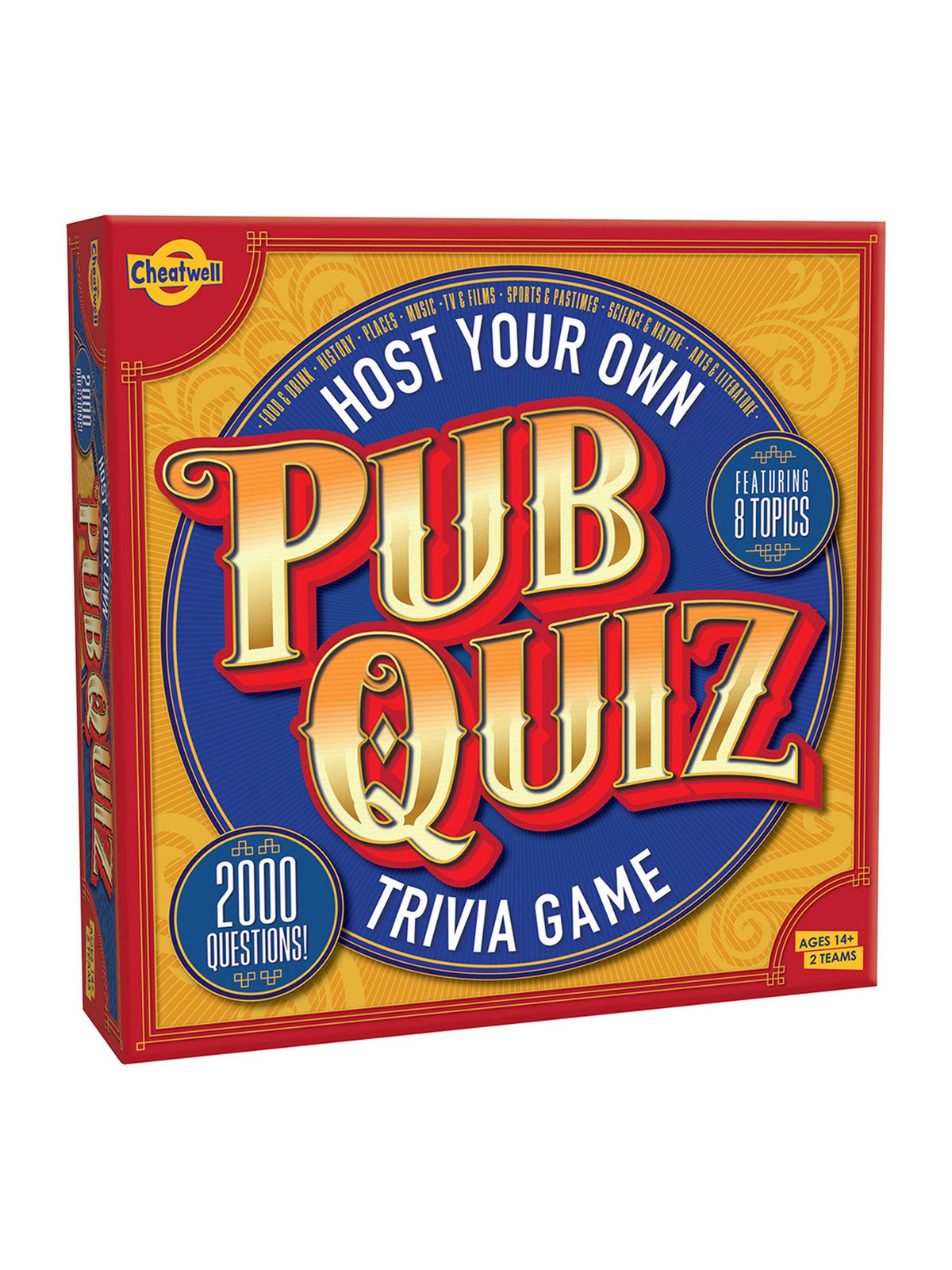 Cheatwell Host Your Own Pub Quiz trivia game, UK version