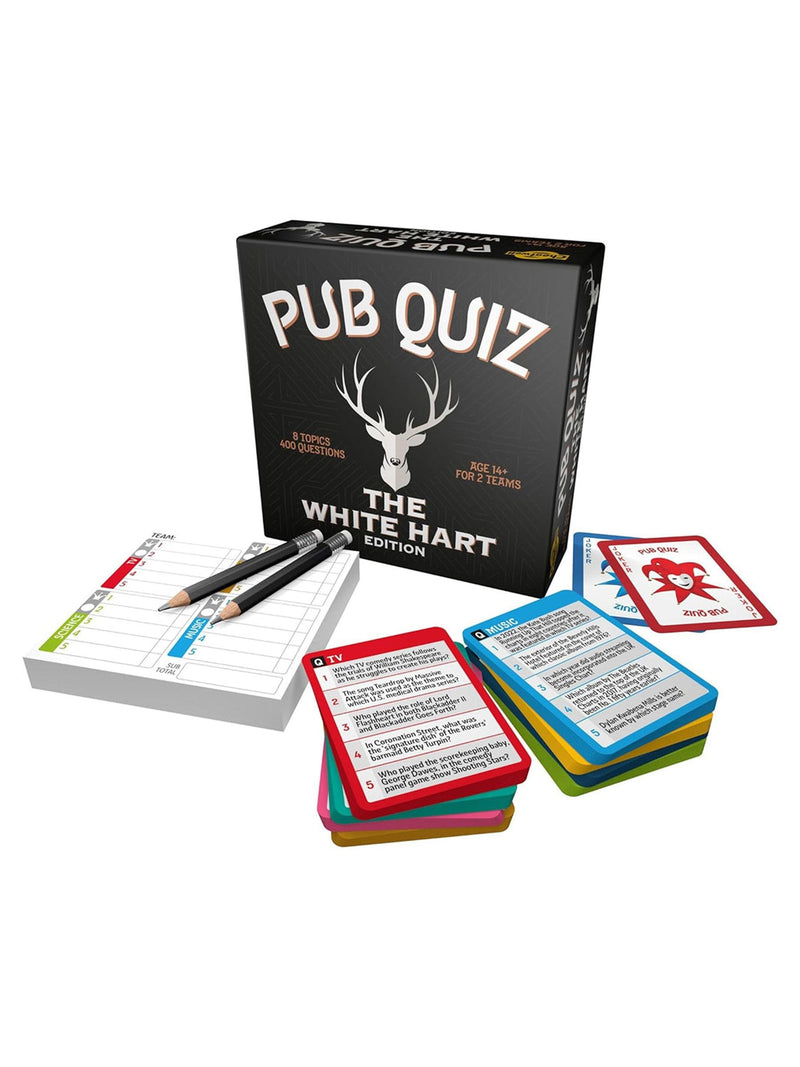 Cheatwell Games mini pub quiz Red Lion box, imported from the UK