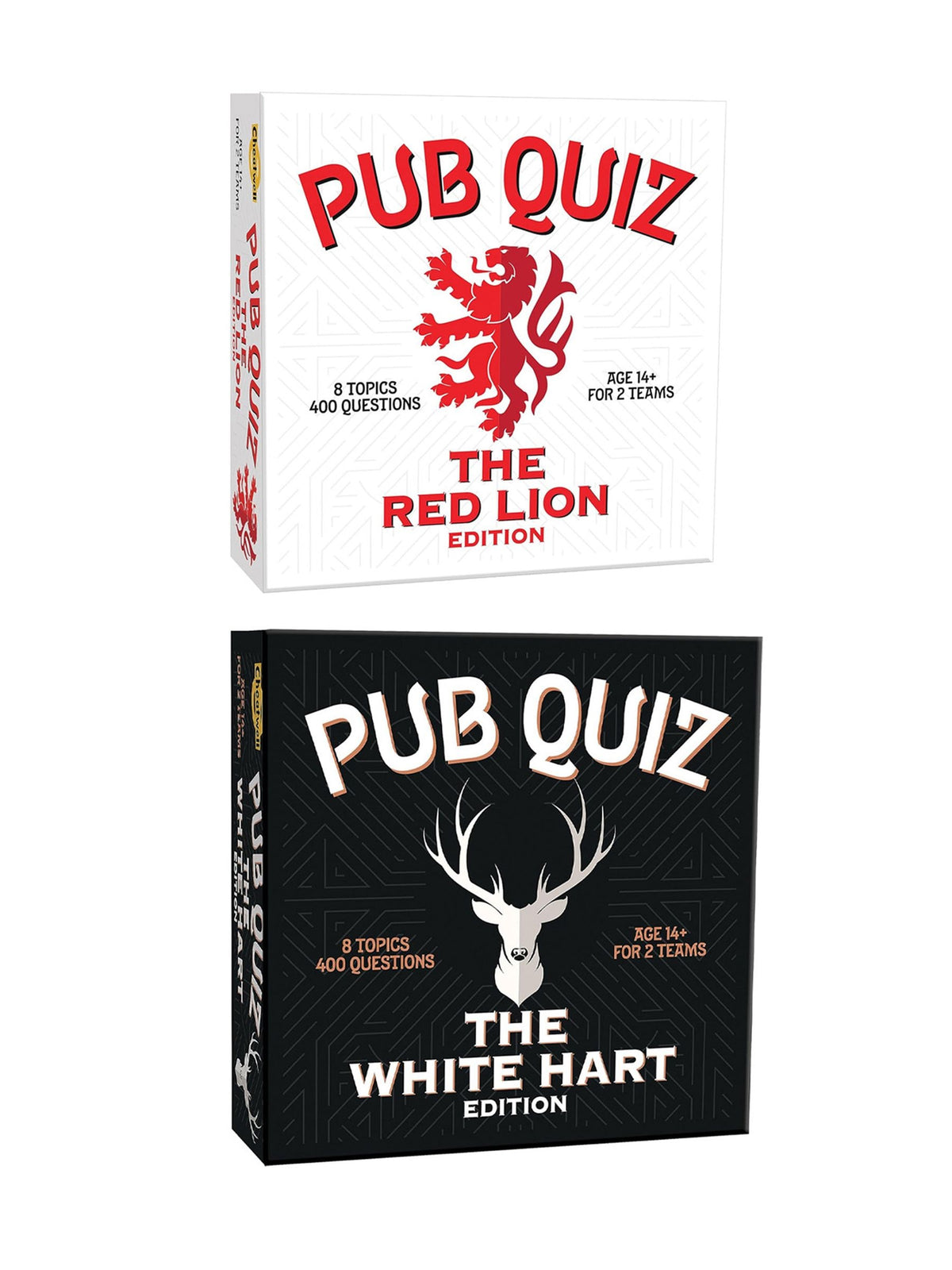 Cheatwell Games mini pub quiz Red Lion box, imported from the UK