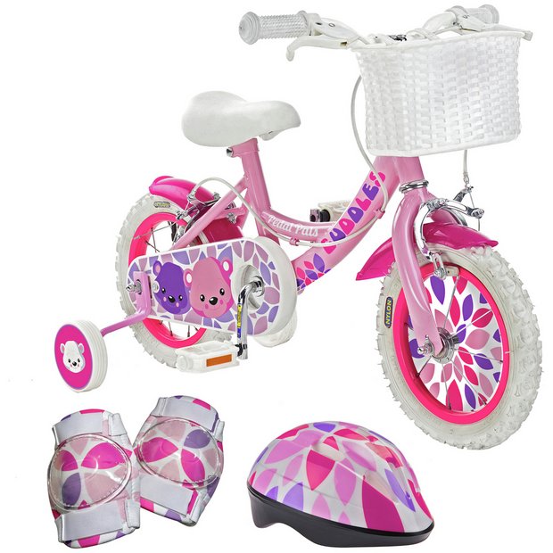 Pedal Pals 12 inch kids bike, helmet and knee pads, British product