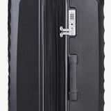 Rock luggage set 3 piece hardside black, imported from the UK