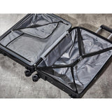 Rock luggage set 3 piece hardside black, imported from the UK