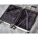 Rock vintage hardside luggage set 3 piece cream, imported from the UK