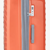 Rock Sunwave 3 piece hardside luggage set in peach (British brand)