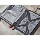 Rock 3 piece hardside luggage set in charcoal, imported from the UK