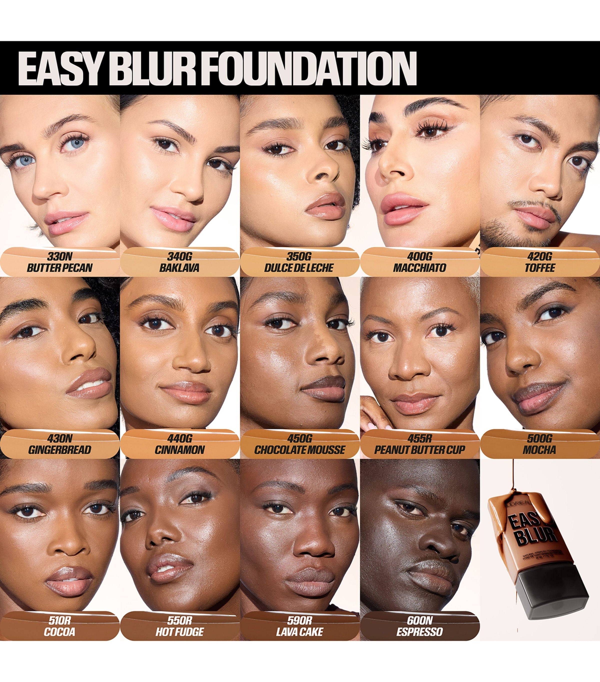 Huda Beauty Easy Blur Foundation, UK version