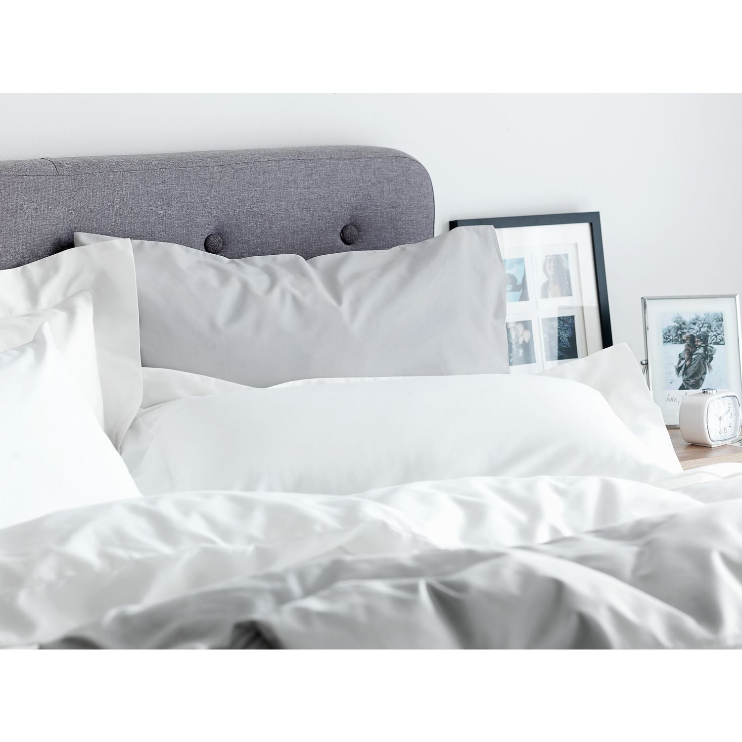 Habitat Pure Cotton 200TC Standard Pillowcase Pair - White