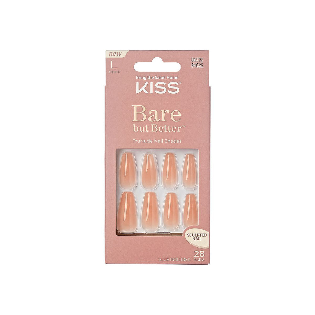 Kiss Bare But Better Nails Nude Drama