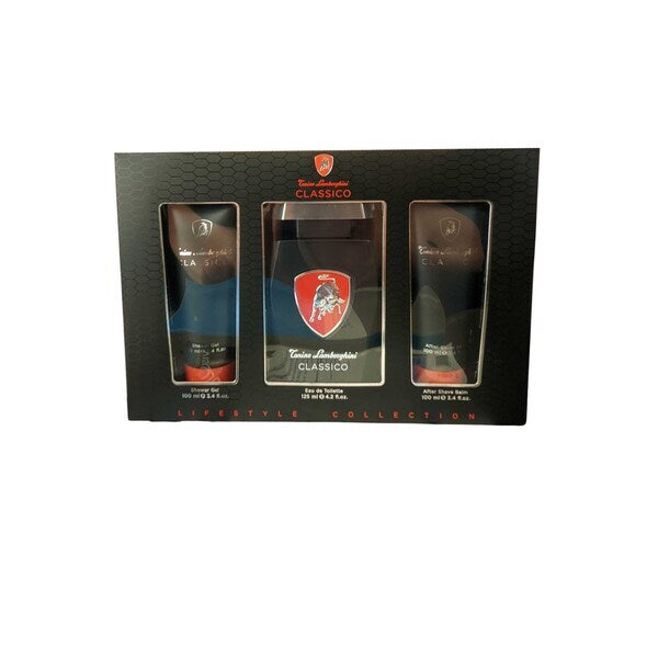 Tonino Lamborghini Classico EDT spray and bath set 125ml (British brand)