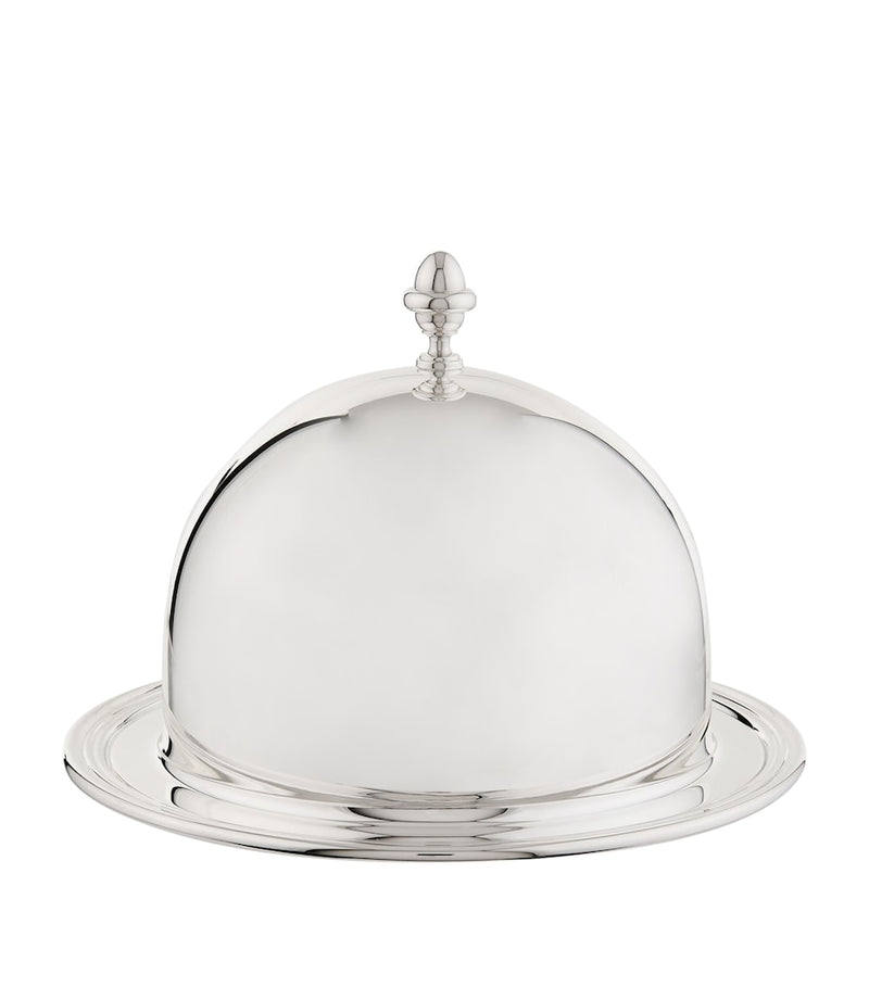 Greggio silver plated Georgian butter dish, UK version