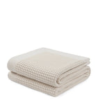 Hamam cotton knitted throw Dione 130x180cm - British product