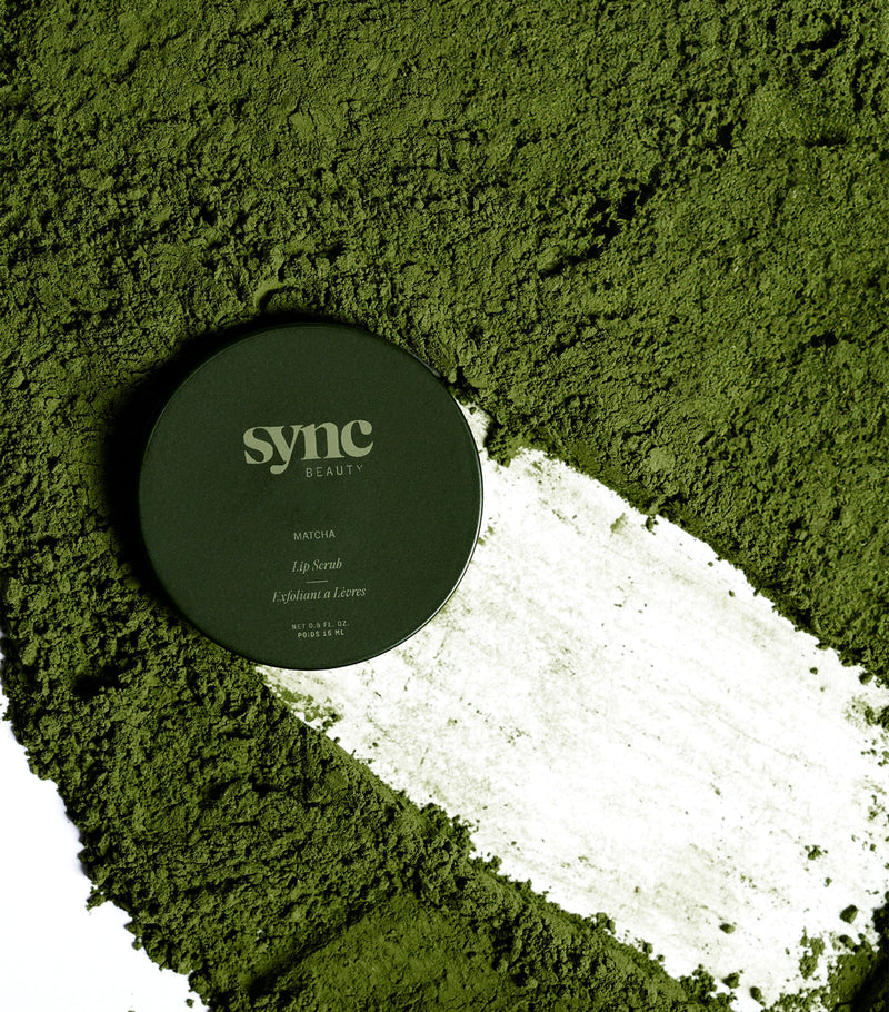 Sync matcha lip scrub (British brand)