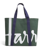 Harrods large cotton logo tote bag, UK version