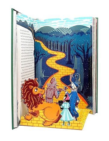 L. Frank Baum Wizard of Oz interactive pop-up book, UK version