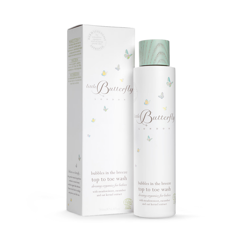 Bubbles in the Breeze top to toe wash 200ml (British brand)